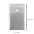 thumbnail image 4 of Langgg Stationery Storage PP Bag Cards Files Paper Pencil Eraser Storage Organizer Case Pouch, Transparent, Vertical Type, 4 of 7