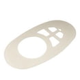 thumbnail image 1 of Oatey 31258 Plastic Toilet Base Plate Square Nose, 1 of 5