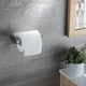 thumbnail image 3 of Soporte de papel higiénico autoadhesivo para cocina, soporte de papel higiénico, sin necesidad de taladrar, para pared, baño, acero inoxidable cepillado, 3 of 7