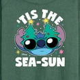 thumbnail image 3 of Lilo & Stitch - Tis The Sea Sun - Women's Lightweight French Terry Long Sleeve Shirt, 3 of 5