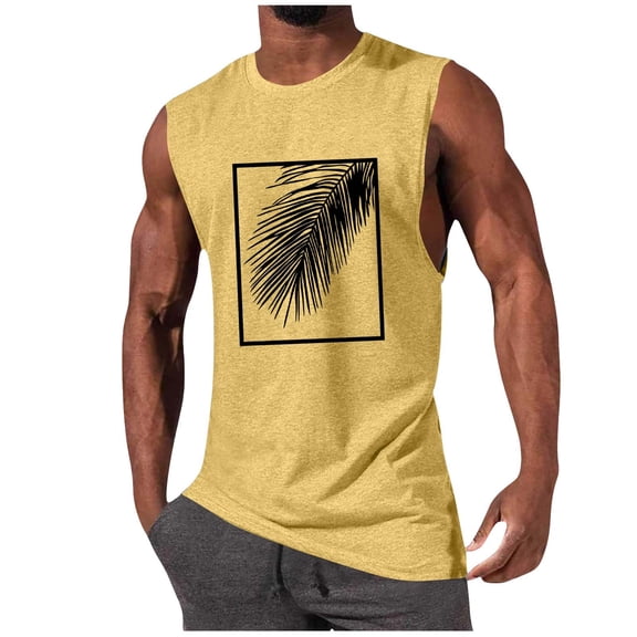 QSAWXQZ Men's Patriotic Tank Tops American Flag Graphic Printed Sleeveless T Shirts Vintage Lightweight Breathable Muscle Shirts for Summer Casual Wear 2XL
