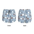 thumbnail image 3 of Balery winter Scarf beer Pantalones cortos deportivos para mujer con forro y dos bolsillos, elásticos, para entrenamiento, gimnasio, yoga-Large, 3 of 7