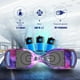 thumbnail image 3 of HOVERSTAR Bluetooth Hoverboard, LBW12A Color cromado o monopatín eléctrico de piel impresa con ruedas intermitentes LED, 3 of 5
