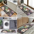 thumbnail image 6 of Pioneer Flower Floral Print Pattern Kitchen Rug Mat,Kitchen Runner Rugs Non Skid Washable,Decorative Kitchen Floor Mats for Kitchen,Sink,Laundry,17"x47.2", 6 of 7