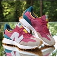 thumbnail image 3 of New Balance 327 Bordeaux Teal Men’s Size 10 Cordura Custom MS327WT1, 3 of 6