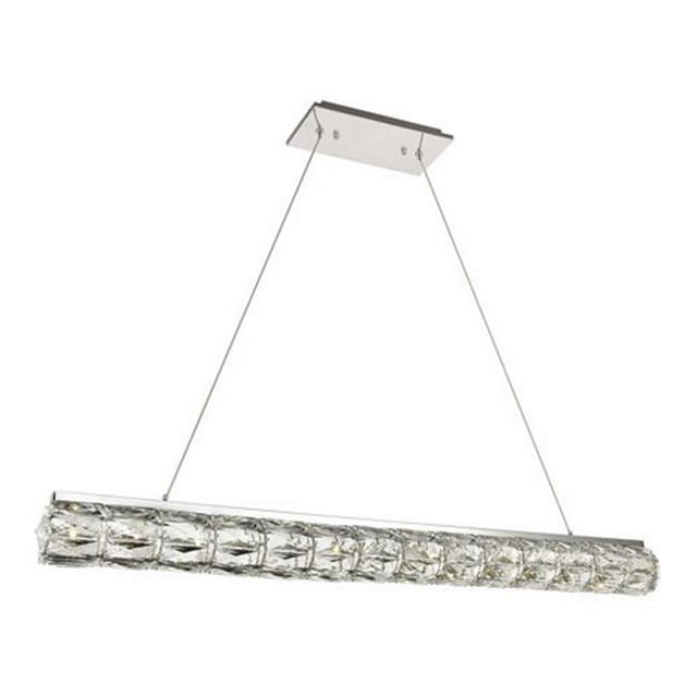 Elegant Lighting 3501D42C Valetta Lumière Led Intégrée Lustre Chromé