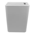 thumbnail image 4 of 15L Trash Can with Lid Garbage Can with Press Top Small Plastic Bin Waste Basket for Bathroom Kitchen Office Rectangular Grey, 4 of 9