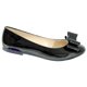 thumbnail image 1 of Zapato Flats Balerina Casual Niña Mujer T-23 Color Ngo Charol 1044 Kuali Shoes Piso Comodos, 1 of 5