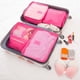 thumbnail image 4 of Juego de bolsas de almacenamiento de viaje, organizador de equipaje plegable portátil para zapatos, embalaje de ropa, organizador ordenado, Maleta de armario, 6 piezas, 4 of 4