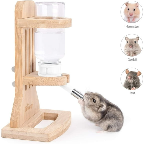 Water Bottle with Stand for Small Pets Hamsters Gerbils Mice Rats