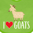 thumbnail image 4 of Inktastic Goat Cute I Love Goats Farm Animal Boys or Girls Baby Bib, 4 of 4