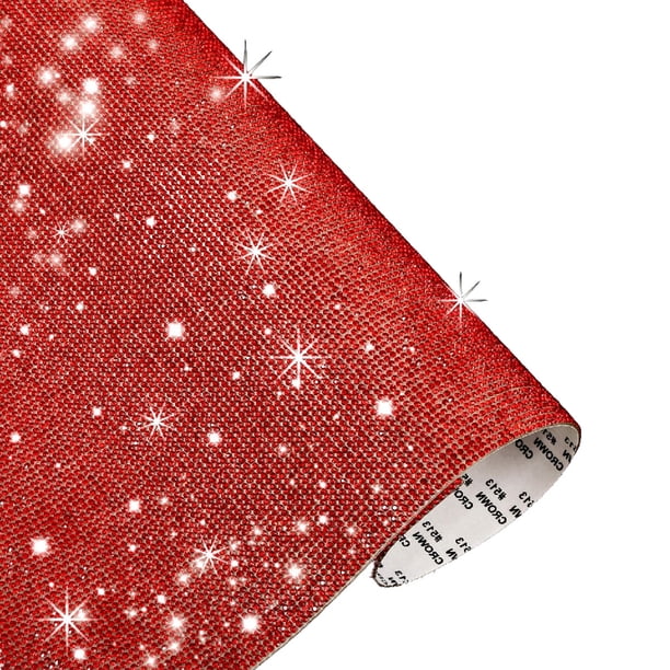 Speravity Hojas de diamantes de imitación autoadhesivas con adhesivo de buena artesanía accesorios de bricolaje decoraciones de coche para teléfono rojo Type3 NO3 Speravity VI014464-13B