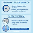 thumbnail image 3 of Swimline Hydrotools Silver King Winter Pool Cover for 30 x 50 Ft Inground Pools, 3 of 7