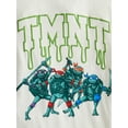thumbnail image 2 of Nickelodeon Teenage Mutant Ninja Turtles Ringer T-shirt with Puff Ink Sizes XS 4/5-XXL18/20, 2 of 3