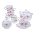 thumbnail image 4 of Jewelkeeper Porcelain Tea Set for Little Girls, Floral Design, 13 Pieces, 4 of 5