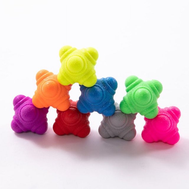 Pelota hexagonal de juguete, pelota de reacción de alta elasticidad, pelota de agilidad, pelota de cambio de dirección, pelota de velocidad, ejercicio de capacidad de reacción