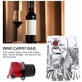 thumbnail image 3 of SWETRACE 10Ud Bolsa De Almacenamiento Para Vino Con Válvulas Seguras Y Material De Poliéster Plateado, 3 of 7