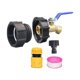 thumbnail image 1 of Adaptador IBC Adaptador IBC Accesorios para el tanque, reemplazo, resistente, válvula de la manguera de latón Válvula de agua IBC Piudad del tanque de 60 mm, 1 of 8