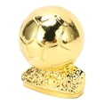 thumbnail image 4 of Trofeo Balón de Oro de fútbol, premio Globo de Oro de 3 cm, modelo Balón de Oro de fútbol, trofeo conmemorativo para fanáticos, eficiencia óptima, 4 of 12