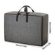 thumbnail image 3 of Bolsa de almacenamiento de gran capacidad con asa - Caja plegable de tela para mantas, colchas, almohadas y ropa - Gris (70x50x30cm), 3 of 3