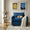 Blue, variant on Aiho 110" Pet-Friendly Cloud Couch, Soft Deep Seat Double Cushion I-Shaped Sectional Sofa with 2 Pillows for Living Room, Bedroom & Apartment,Beige