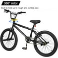 thumbnail image 5 of Hykolity 20 inch BMX Bike Freestyle Cycling Trick Bicycle with 4 Pegs for Teenage Adults Men Women Beginners Street Stunt Bike V-Brake Black, 5 of 8