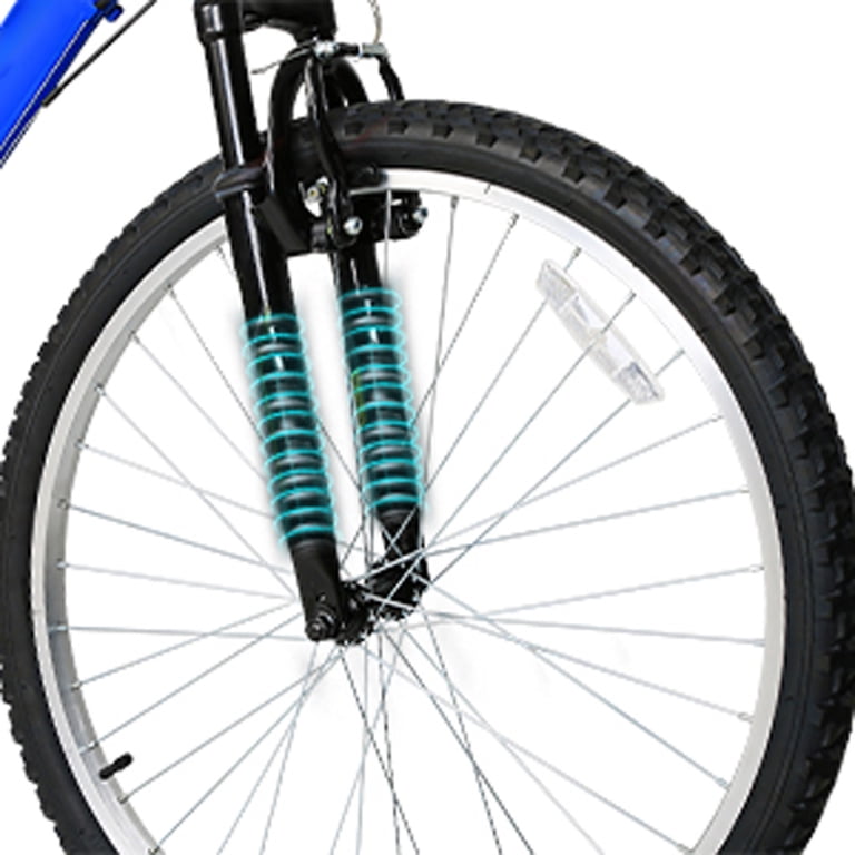 Hykolity, Mountain Bike, 26 in, 18-Speed Dual Suspension Black