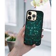 thumbnail image 5 of FINCIBO Soft Rubber Protector Cover Case for Apple iPhone 14 Pro 6.1" 2022, Green Circuit Board, 5 of 5