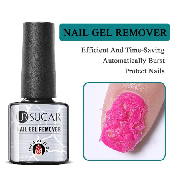 UR SUGAR 7ml Jelly Pink Milky White Nude Gel Esmalte de uñas Botella de vidrio Manicura UV LED Semi permanente Soak Off Esmalte de uñas Tan Jianjun unisex