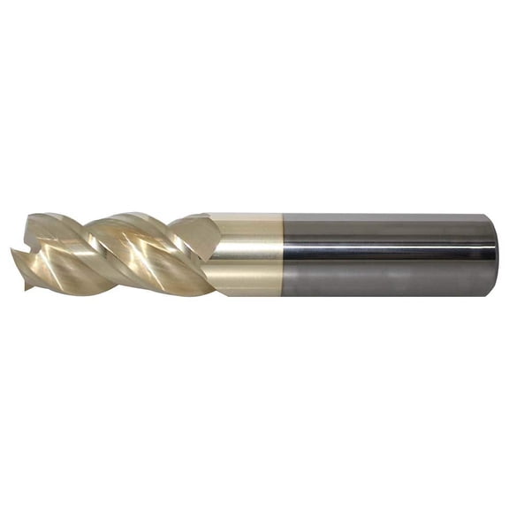 ProMax US362082 Square End Mill: 3/8" Diam, 1" LOC, 3/8" Shank, 2-1/2" OAL