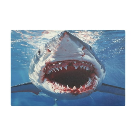 

PU Leather Kitchen Drying Mat with Silica Gel Core Coffee Bar Pad Dual-Sided Absorbent Non-Slip for Kitchen Counter Open Shark Mouth