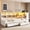 White, variant on Noble House Corvella Twin XL to King Expandable Daybed with Storage Drawers, Open Shelves, LED and USB, Gray