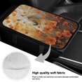 thumbnail image 7 of Yuyamidu Horse Car Center Console Cover Car Accessories Orange Flower Auto Center Console Cushion Pad for Most Vehicles Winter Warm Car Arm Rest Cover Pad, 7 of 7