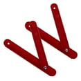 thumbnail image 3 of HEALEEP 1 Pair Red Ladder Hinge for Attic Ladder Stabilization Function Quick Release Foldable 11.8X1.2X0.4in, 3 of 8