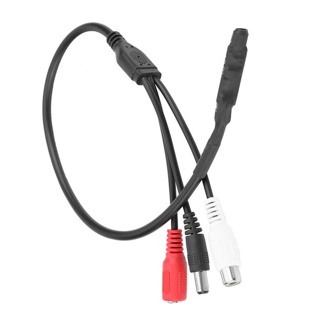Mini micrófono de alta sensibilidad NikouMX para cámara de seguridad CCTV color negro