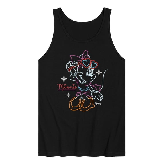Disney - Minnie Mouse - Feeling Good with Heart Glasses - Men's Jersey Tank Top