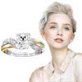 thumbnail image 4 of Minnieouse Anillo de Koalas a prueba de agua estilo de letra joyería brillante bandas de boda resistentes al desgaste anillos de animales de dibujos Ropa, zapatos y accesorios Miscelánea Tipo 1 Minnieouse AP006391-01, 4 of 6
