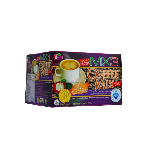 Mx3 Mangosteen Coffee Original Flavor 1 Box 10 Sachets Walmart Com Walmart Com