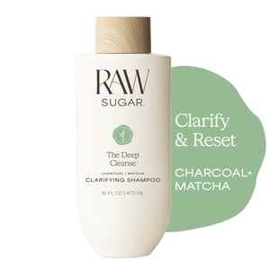 Raw Sugar Deep Cleanse Clarifying Shampoo, Charcoal & Matcha