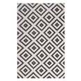 thumbnail image 2 of Modway Alika Abstract Diamond Trellis 5x8 Area Rug in Charcoal and Ivory, 2 of 6