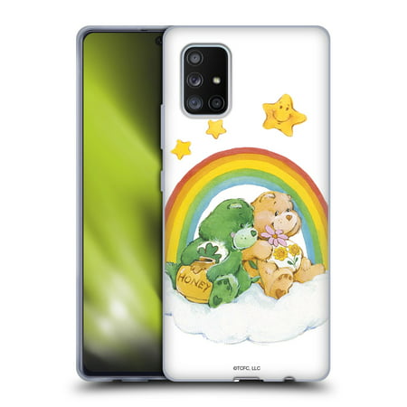 Head Case Designs Officially Licensed Care Bears Classic Rainbow 2 Soft Gel Case Compatible with Samsung Galaxy A71 5G (2020)