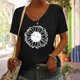 thumbnail image 2 of Camiseta sin mangas con cuello en V y estampado informal elegante para mujer OAVQHLG3B Store  lin121212, 2 of 5