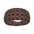thumbnail image 3 of Rocae Brown Gold Grid for Sweatbands Sports Headband for Men and Women,Fashion Sweat Bands Headbands for Running,Cycling,Football, Yoga, Fitness, 3 of 9