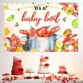 thumbnail image 3 of 7x5FT Crawfish Party Decorations Banner Baby Boil Crawfish Theme Backdrop Photography Background for Crayfish Theme Baby Shower Gender Reveal Party, 3 of 4