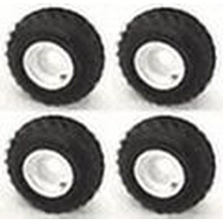 RHOX 8" White Steel Wheels and 18X8-8 RXAL All Terrain Golf Cart Tires Combo - Set of 4