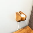 thumbnail image 2 of Wood Wall Charging Station for Apple Watch - Wooden Charging Dock - Bedside Charging Station for iWatch, 2 of 7