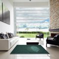 thumbnail image 6 of Ahgly Company Indoor Rectangle Patterned Deep Teal Green Area Rugs, 8' x 12', 6 of 6