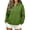 Green, variant on CHGBMOK Half Zip Hoodies for Women Long Sleeve Drop Shoulder Sweatshirt Loose Casual Pullover with Pocket