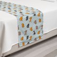 thumbnail image 2 of Cat Bed Runner, Repetitive Kittens on Polka Dots Motif Felines Playful Cartoon, Decorative Accent Bedding Scarf for Hotels Homes and Guestrooms, Twin, Pale Blue Multicolor, by Ambesonne, 2 of 2