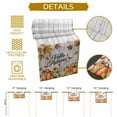 thumbnail image 5 of Fall Pumpkin Table Runner, Autumn Thanksgiving Kitchen Dining Table Decoration for Home Party Decor 13x48 Inches, 5 of 9